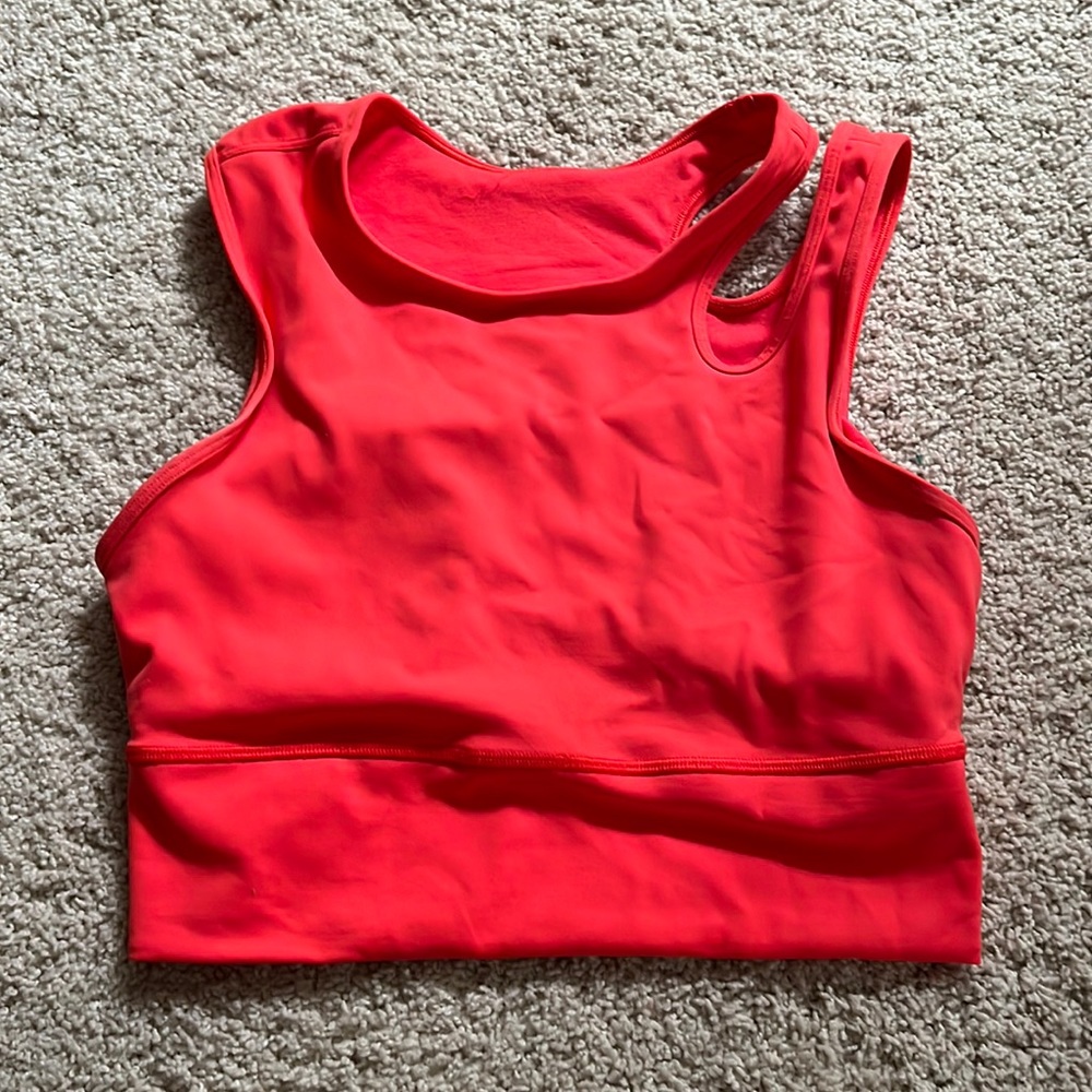Lululemon Cut Out Crop Tank